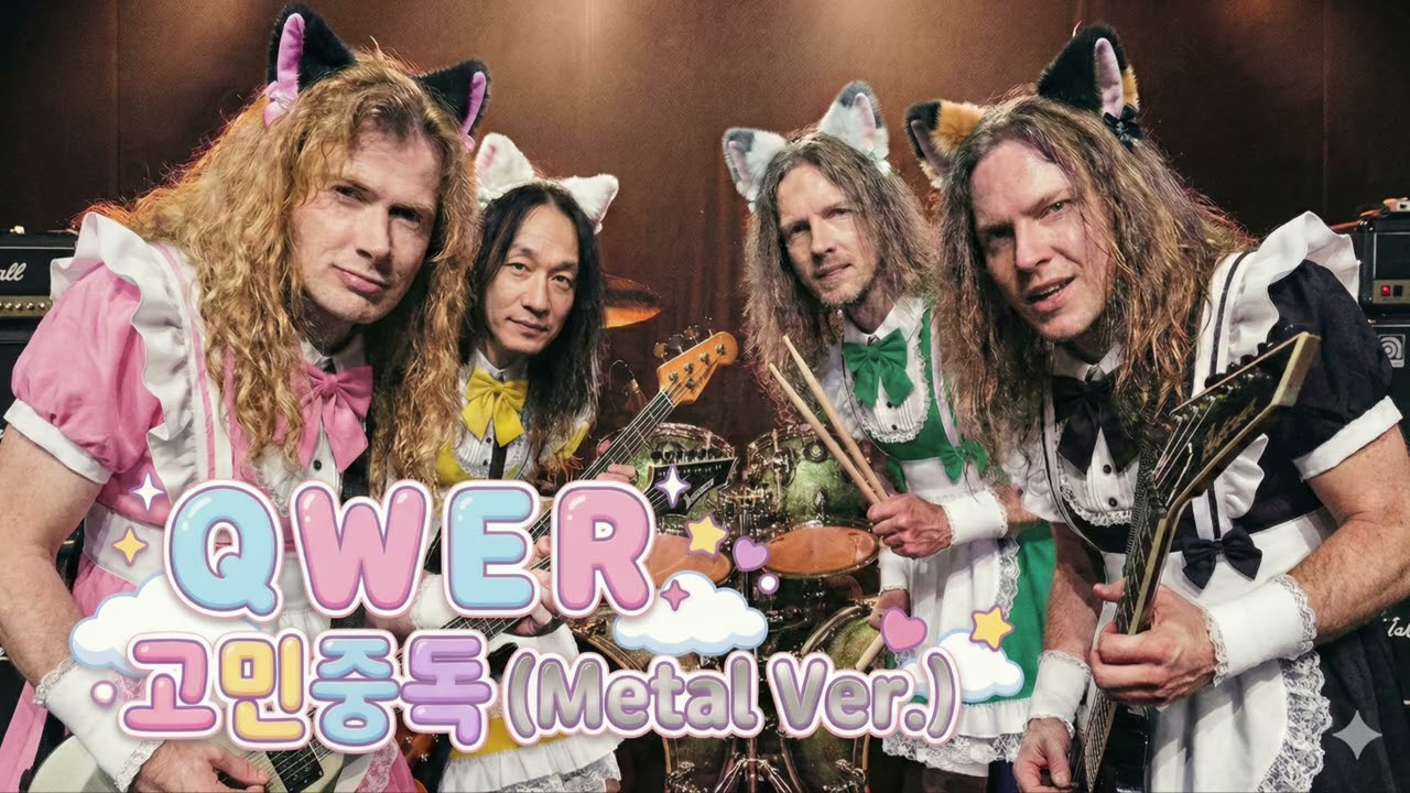 QWER - 고민중독(T.B.H) (근데 이제 지옥에서 돌아온 💀메탈 버전🤘을 곁들인...)