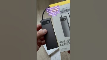 Baseus USB C Hub 7 in 1 Adapter with 4K @ 60Hz HDMI, 100W PD, 3 USB-A 3.0 5Gbps, C Reader #unboxing