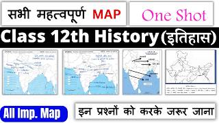 class 12 history map work 2025-26 | class 12 history map work 2025-26 in hindi | cbse board