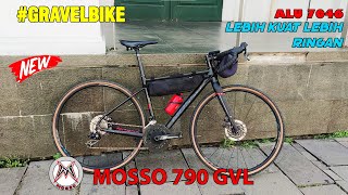 FRAME SET GRAVEL MOSSO 790GVL BLACK/BLACK SIZE 47/50