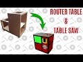 DIY Router Table & Table Saw Cabinet - Part 1 DIY Router Table & Table Saw Cabinet - Part 1