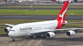 Qantas A380 VH-OQJ Returns to Sydney After Maintenance Check!