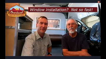 Ford Transit Camper Build-Window Installation