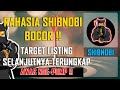 Rahasia shibnobi bocor  target listing selanjutnya telah terungkap  awas ngepump 