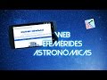 Web Efemérides Astronómicas