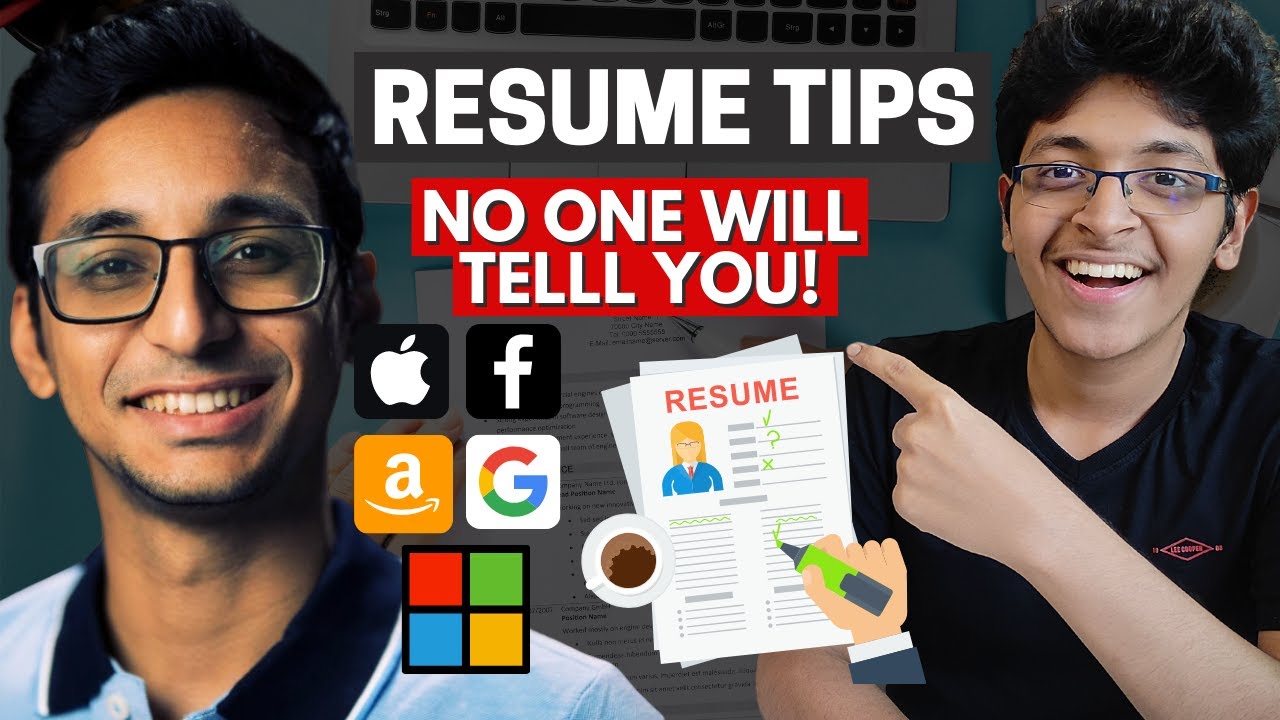 Resume Tips for Software Engineers | Get Interviews at Google, Microsoft, Amazon, Apple!