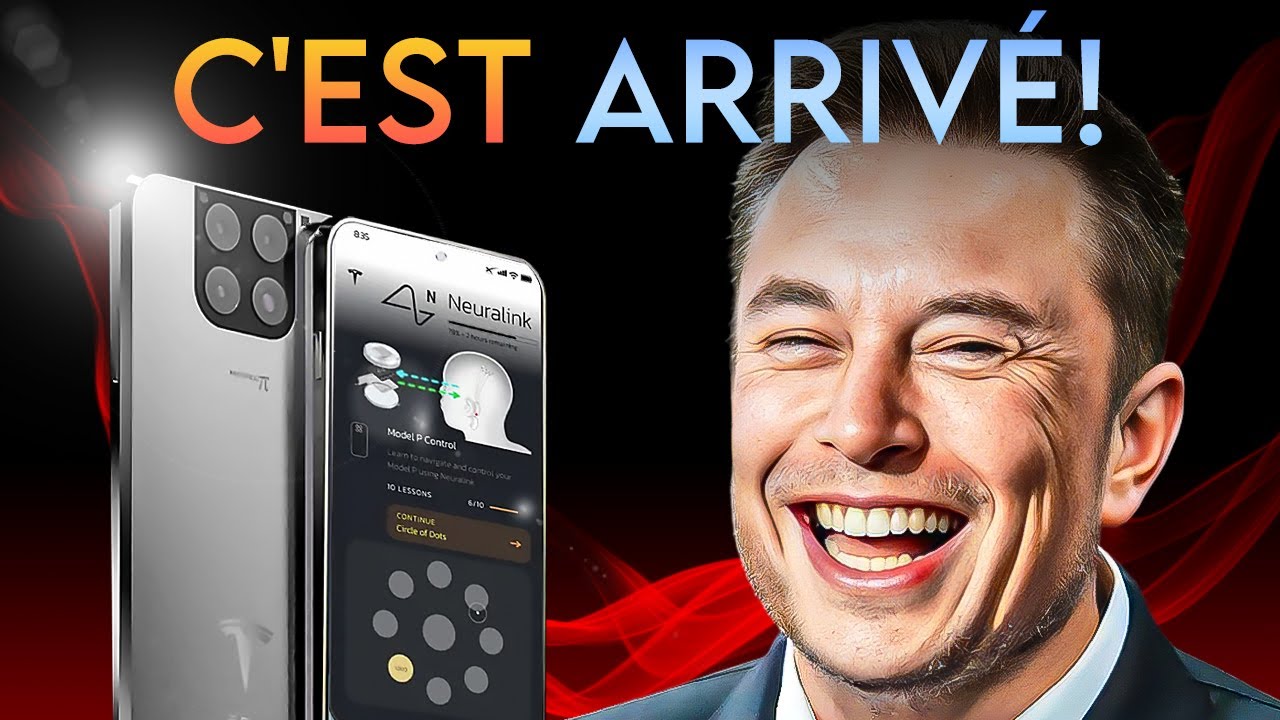 CEST ARRIV  Elon Musk a FINALEMENT rendu public son tlphone Tesla 