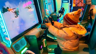 Incredible! 😱 At just 2 years old, Princess Milah drives around the mall like a pro! 👑🚗