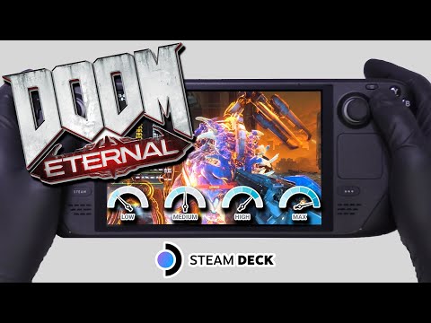 Steam Deck Graphics Comparison | DOOM Eternal | Filmed at 4K 60FPS
