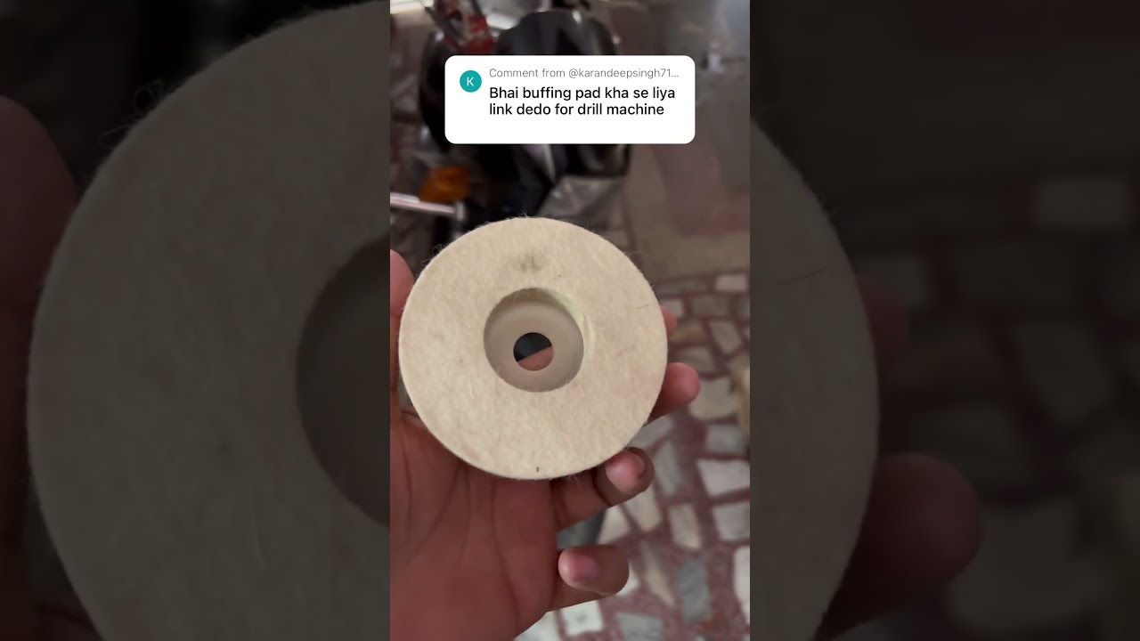 Buffing pad kha se kharide 😱