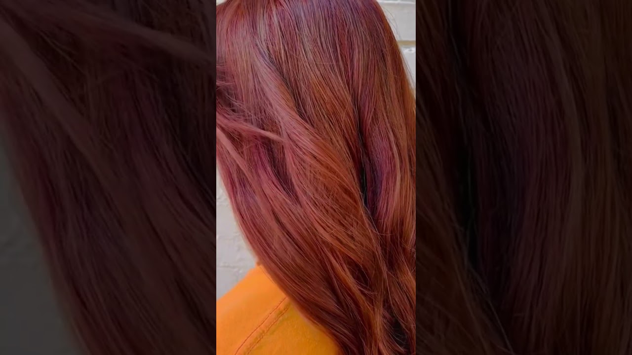❤️BEAUTIFUL HAIR COLOR COMBINATION❤️COPPER RED🧡PRAVANA 