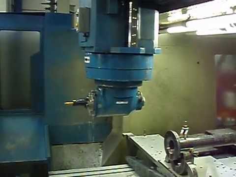 Foratura su macchina a portale - Drilling on double column milling machine