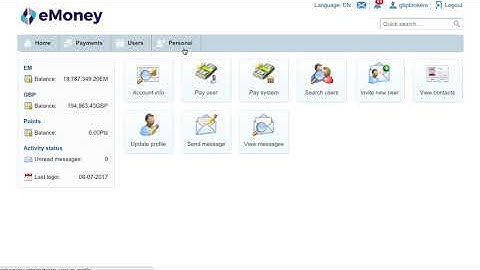 DEMO APPLICATION  E-MONEY SERVICES CYCLOS - Mobile Configure POS By Broker