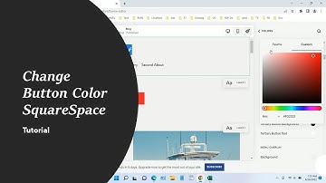 How to Change Button Color in Squarespace