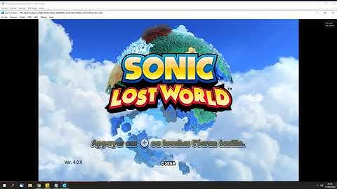 Sonic Lost World Cemu crash FIX 2024