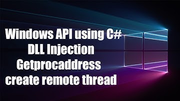 WinAPI with C# - DLL Injection