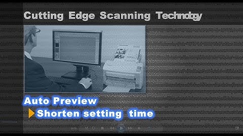 Auto Rescan Movie: "Easy Scanning with a Panasonic Document Scanner"