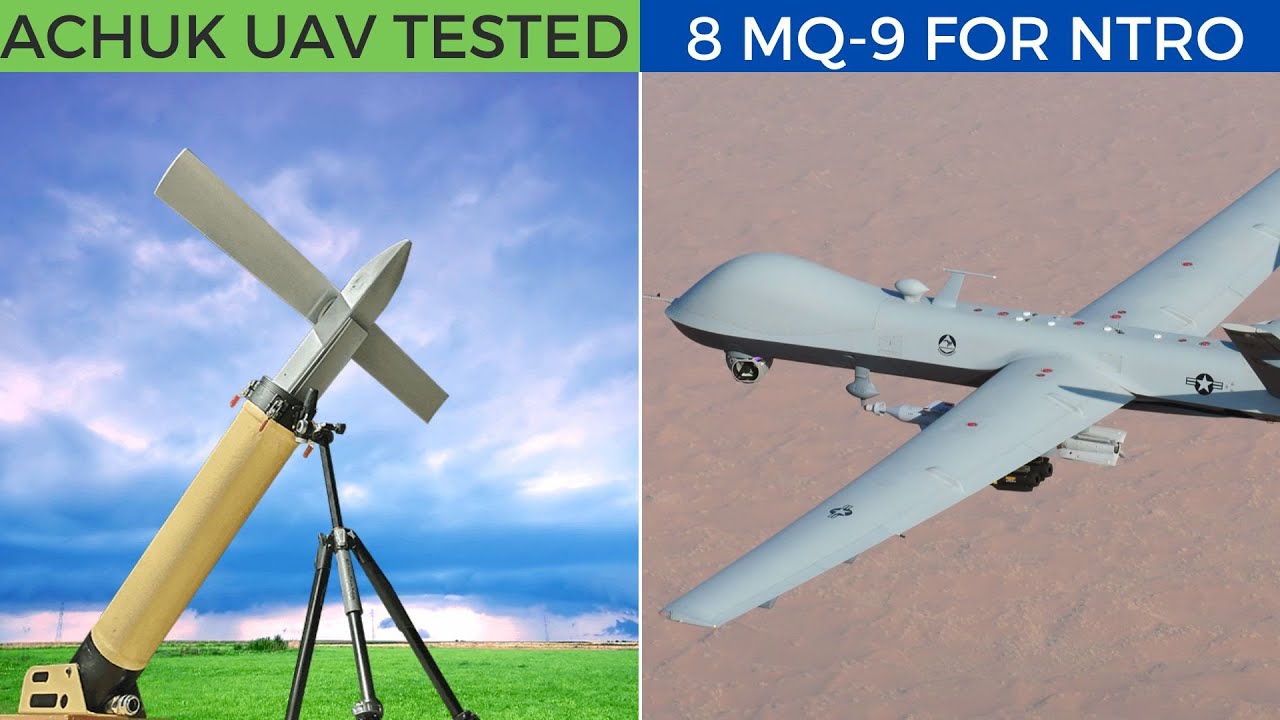 18+8 MQ-9 Amred UAV | Achuk Loitering munition tested