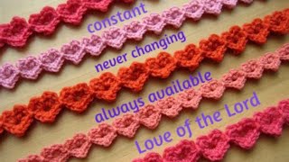 never ending never changing montonic love of God
