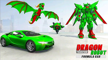 War Robot Dino Flying Car Robot Transform Games - Android iOS Gameplay