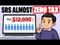 SRS at 62: How to Withdraw Over 10 Years and Pay Almost Zero Tax