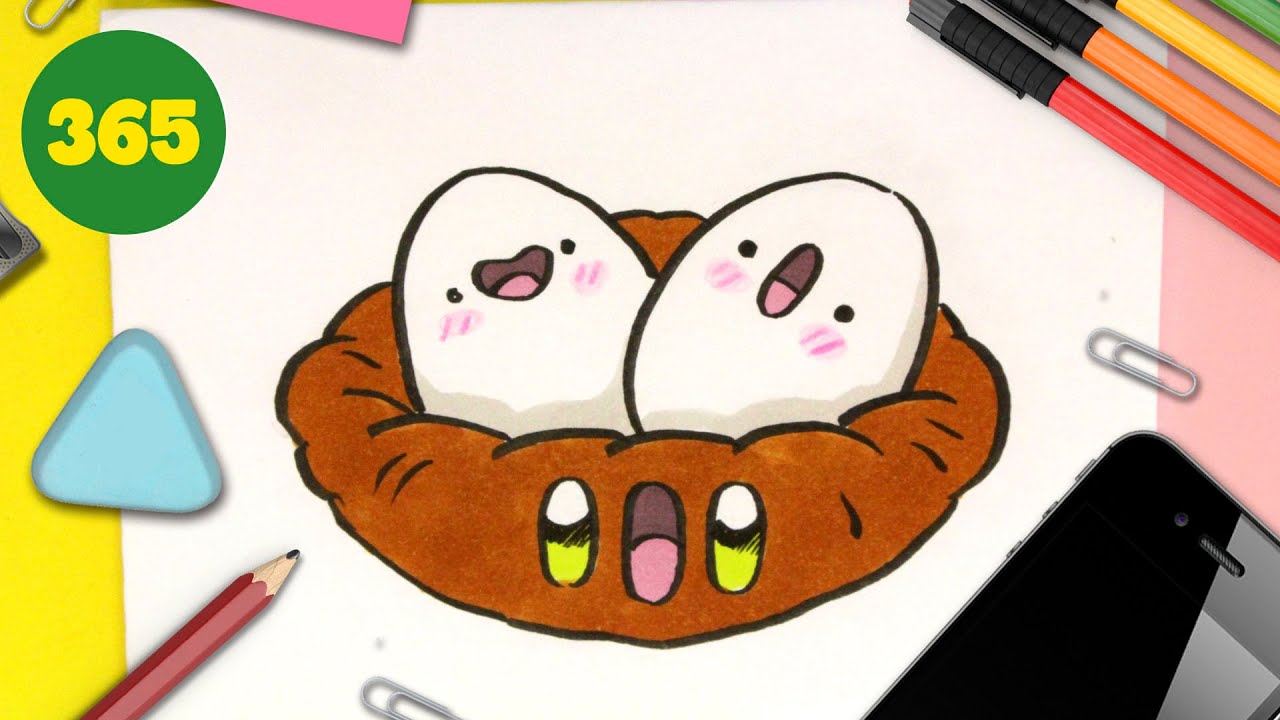 COMMENT DESSINER UN NID KAWAII Dessins Faciles Apprenez Dessiner comment-dessiner-un-nid-kawaii-dessins-faciles-apprenez-dessiner