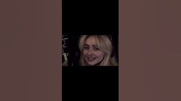 Sabrina Carpenter during the making of "Man