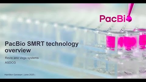 DENTAL WEBINAR: PacBIO SMRT technology overview