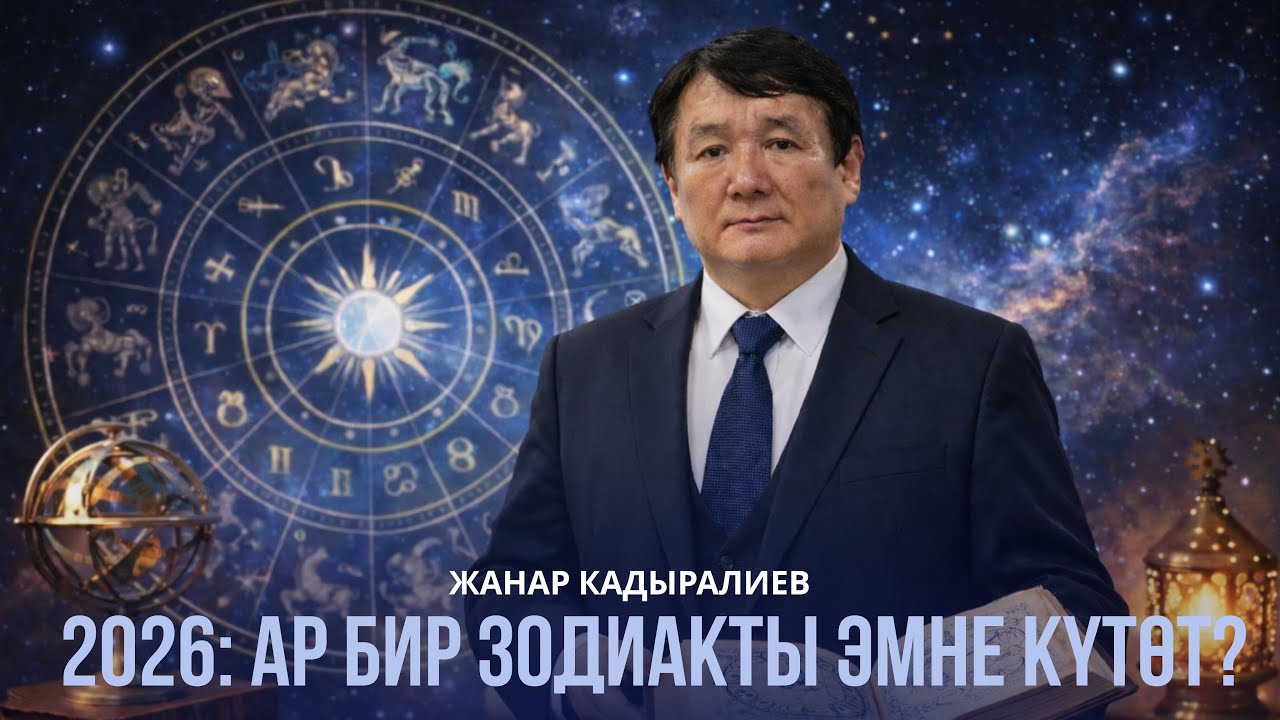 2026-жыл: Ар бир зодиактарга астропрогноз! Жанар Кадыралиев.