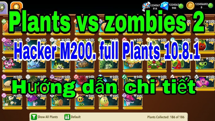 Hướng dẫn hack max level cây và mở khoá cây trong Plants vs zombies 2 -  BiliBili