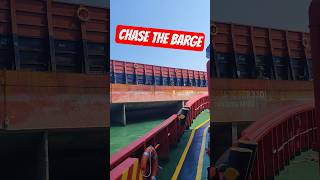 ASD Tug Chasing a Massive Barge in Strong Current #maritime ASD Tug Chasing a Massive Barge in Strong Current #maritime