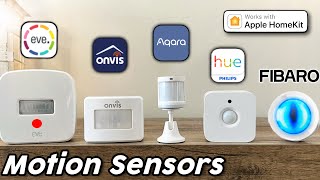 Best HomeKit Motion Sensors! (Eve Motion, Aqara, Onvis, Philips Hue, Fibaro)