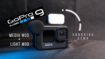 GoPro HERO 9 BLACK - MEDIA MOD - LIGHT MOD - UNBOXING ASMR