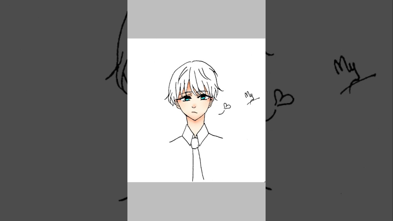 pix Outline Ibis Paint Drawings Anime Boy ibis paint x art anime boy drawing