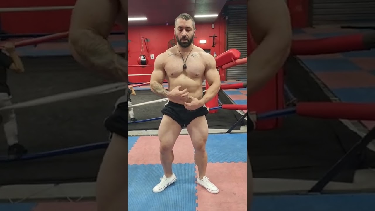 Front double bicep tutorial