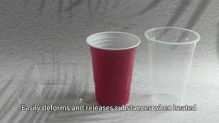 Hot Water Test: PS vs PP vs PET! Which Material Holds Up π₯€π₯ | Heat-Resistant Cup Experiment