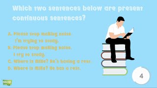 English Quiz Online || Present Continuous || Grammar