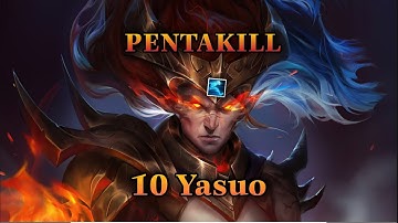 [YASUO TỐC HÀNH] 10 YASUO TRONG CHẾ ĐỘ MỘT CHO TẤT CẢ LẢ LƯỚT HỖN LOẠN HỐT NGAY PENTAKILL
