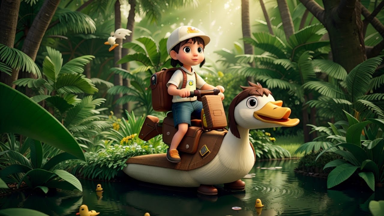 Riding a Duck Song | CocoPikachu Nursery Rhymes & Kids Songs - YouTube