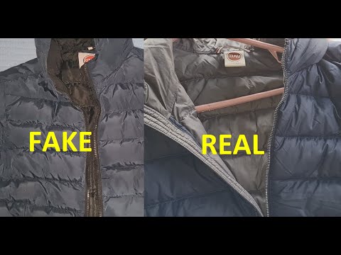 Colmar down jacket real vs fake. How to spot fake Colmar jackets - YouTube