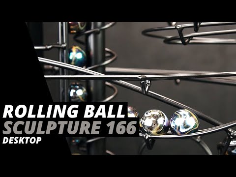 Rolling Ball Sculpture - Three track desktop cn:166