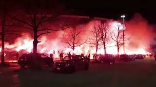 Stunning Napoli 'Wall of Fire' tribute to Maradona | Europa League | Naples | Italy | 马拉多纳 | 那不勒斯
