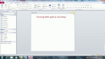 [Đồ Án Access] Hướng Dẫn Chi Tiết Cách Tạo Form Đăng Nhập Bằng VBA