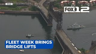 Portland drivers brace for traffic delays as 2023 Fleet Week brings bridge lifts
