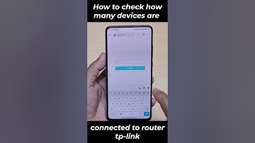 How to check how many devices are connected to router tp link
