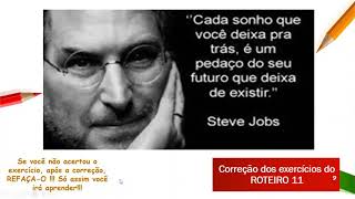 Correção dos exercícios de radiciação.