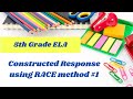 Understanding the RACE Strategy for Constructed Responses