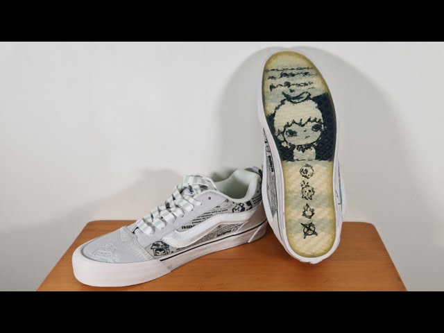 VANS Knu Skool - Hirono Light Grey / True White Sneaker (Rare
