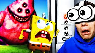 Rescuing SPONGEBOB With VR ELEVATOR Update