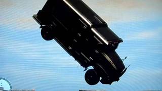 Gta 4 - Swat Van Double Stunt Jump - Must See - 